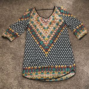 Adorable sleeved tribal dress
